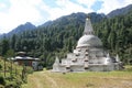 buddhist monument (chendebji chorten) - bhutan