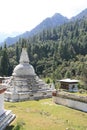 buddhist monument (chendebji chorten) - bhutan