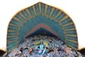 Buddhist Mural Wat Ban Rai Royalty Free Stock Photo