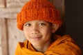 Buddhist novice in Luang Prabang, Laos. Royalty Free Stock Photo
