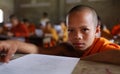 Buddhist novice studying in Luang Prabang, Laos