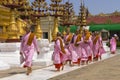Buddhist nuns in Myanmar