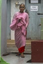 Buddhist nuns in Myanmar Royalty Free Stock Photo