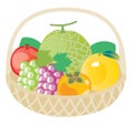 An illustration of Fruit basket.