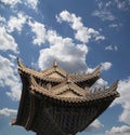 Buddhist pagoda located in southern Xian (Sian, Xi'an), China Royalty Free Stock Photo