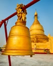 Maha Wizaya pagoda in Yangon. Myanmar. Royalty Free Stock Photo