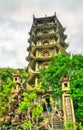 Buddhist pagoda on Marble Mountains at Da Nang, Vietnam Royalty Free Stock Photo