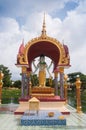 Buddhist pagoda, part of temple complex Wat Plai Laem on Samui island.