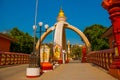 Buddhist Pagoda in a small town Sagaing, Myanmar