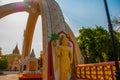 Buddhist Pagoda in a small town Sagaing, Myanmar