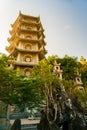 Buddhist pagoda tower, Marble mountains, Danang