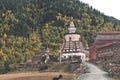 Buddhist pagodas Royalty Free Stock Photo