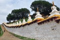 Buddhist pagodas Royalty Free Stock Photo