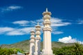 Buddhist Park, open space, many statues and beautiful places on the island of Sanya.