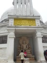 Buddhist pilgrimages in Dhauli hills Royalty Free Stock Photo