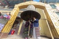 Buddhist prayer drum, Nepal, Kathmandu Royalty Free Stock Photo