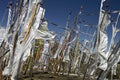 Buddhist Prayer Flags - Kingdom of Bhutan Royalty Free Stock Photo