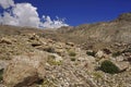 Buddhist Prayer Stones in the High-Altitude Mountain Desert