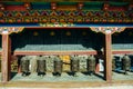 Buddhist prayer wheels. Nepal - apr, 2022 Royalty Free Stock Photo