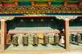 Buddhist prayer wheels. Nepal - apr, 2022 Royalty Free Stock Photo