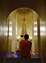 Buddhist praying