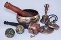 Buddhist religious objects for the performance of rituals Royalty Free Stock Photo