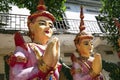 Buddhist religious statue at Wat Svay Andet Pagoda in Cambodia