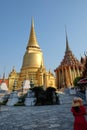 Buddhist religious temple complex in the capital of Thailand Bangkok