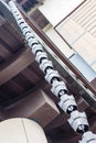 NEW TAIPEI CITY, TAIWAN - JANUARY 27, 2012: Buddhist ringing bell at Guan Dao Guan Ying Temple