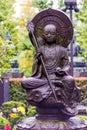 Buddhist sculpture in Senso-ji Buddhist temple in Asakusa area of Tokyo, Japan Royalty Free Stock Photo