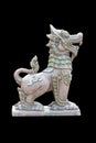 Buddhist sculpture of Singha Royalty Free Stock Photo