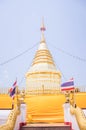 Phra That Doi Kham Temple: A Spiritual Haven in Chiang Mai, Thailand, Bathed in Golden Serenity