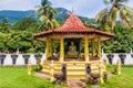 Buddhist shrine in front of Aluvihare Rock Temple, Sri Lan Royalty Free Stock Photo