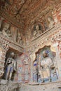 buddhist site (yungang caves) closed to datong (china) Royalty Free Stock Photo