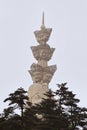 Buddhist Statue at Emai Shan, China Royalty Free Stock Photo