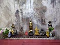 Buddhist Statue at Wat Intharam Worawiharn Royalty Free Stock Photo