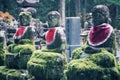 Buddhist statues in cemetery on Mount Koya, Wakayama