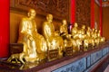 Buddhist Statues in Chinese Temple Thailand Royalty Free Stock Photo