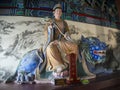 Buddhist statues in Nanshan tourist attraction, Bronze Buddha Statue