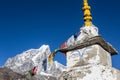 Dingboche stupa in Nepal