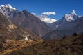 Ama Dablam Peak - Nepal Royalty Free Stock Photo