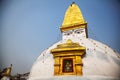 Buddhist stupa in Bodnath Royalty Free Stock Photo