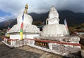 Buddhist stupa or Chorten, Nepal buddhism Royalty Free Stock Photo