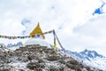 Buddhist stupa in Deboche village, Nepal Royalty Free Stock Photo