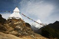 Buddhist stupa, Everest region Nepal