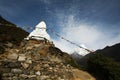 Buddhist stupa, Everest region Nepal