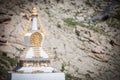 Buddhist stupa in Mongolia Royalty Free Stock Photo