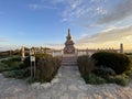 Buddhist stupa in Salir, Algarve, south of Portugal