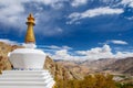 Buddhist stupa near Hemis monastery, Leh Ladakh, India Royalty Free Stock Photo