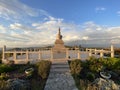 Buddhist stupa in Salir, Algarve, south of Portugal